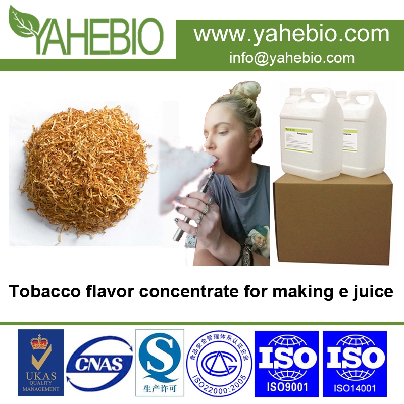 La saveur de tabac de haute qualité concentre de nombreux types d'arôme de tabac disponibles en Chine usine de saveur de tabac