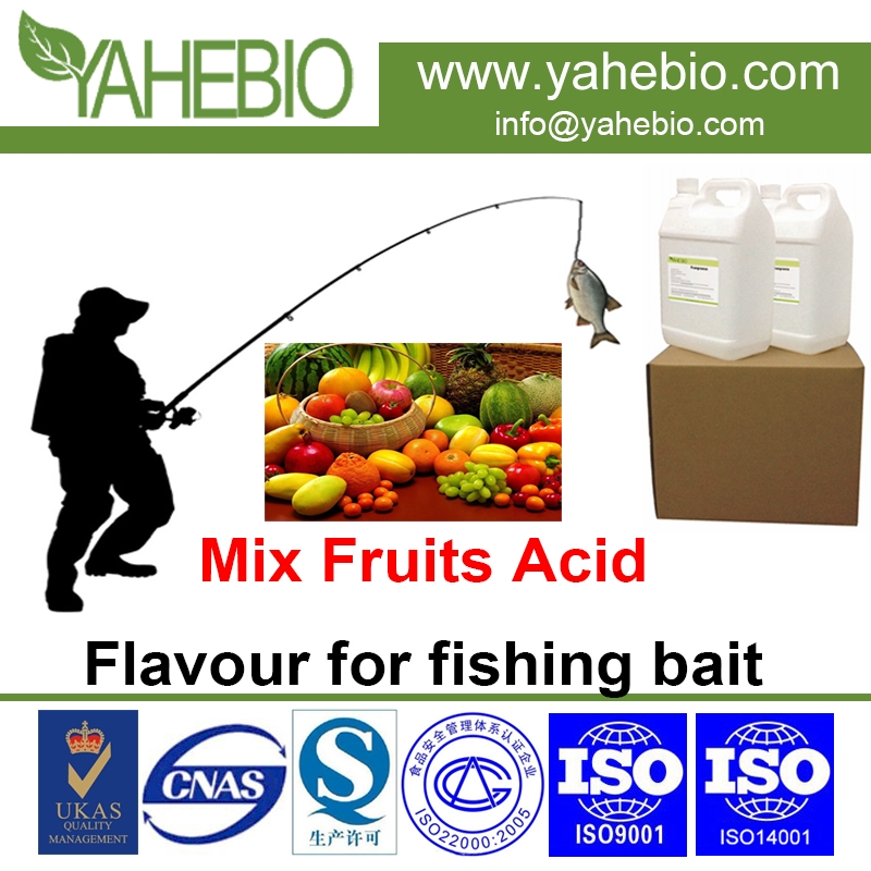 mélanger les fruits saveur acide pour l'appât de pêche