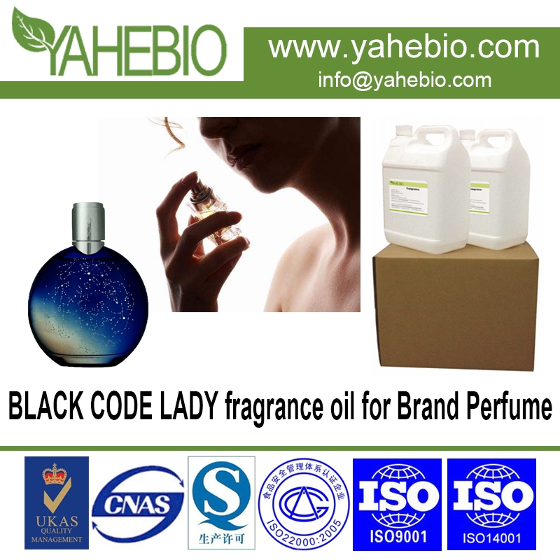 huiles de parfum en gros parfum de dame de code noir pour le parfum de marque de dame